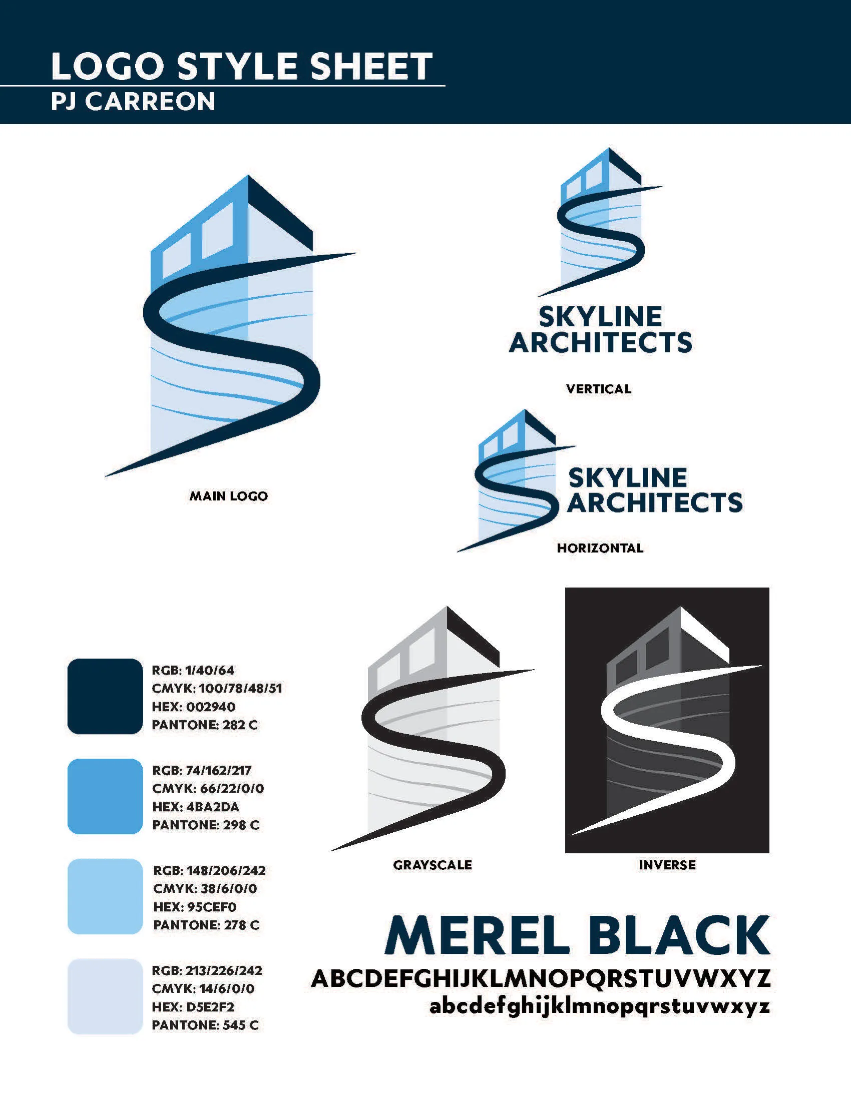 Corporate logo stylesheet